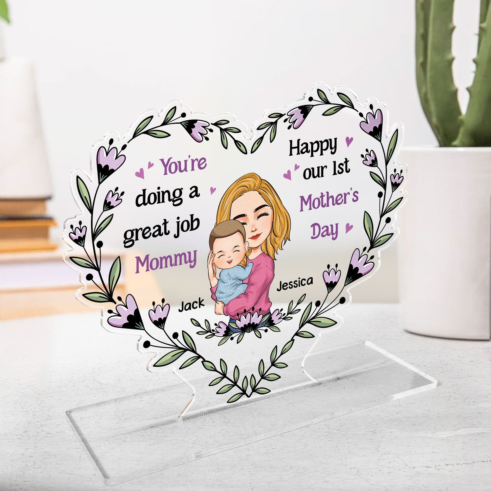 Mommy, You’re Doing Such A Great Job - Personalized Acrylic Plaque