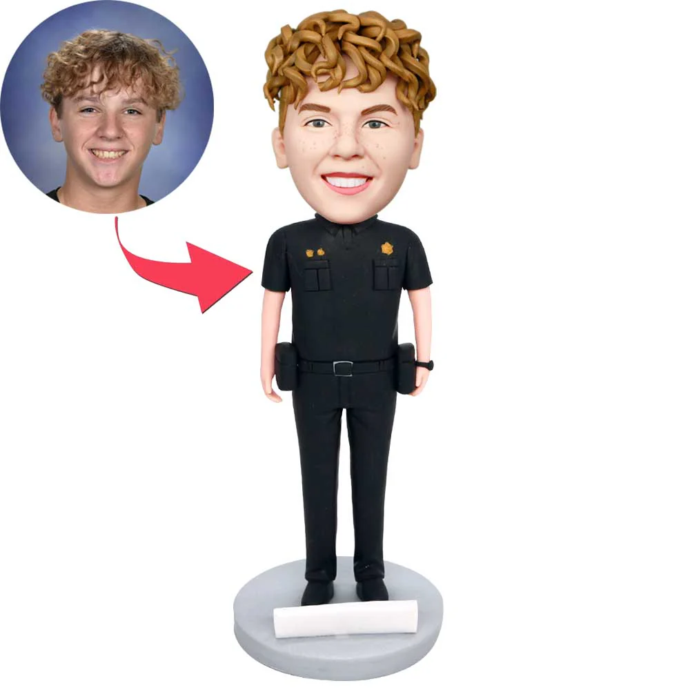 Male Sheriff Military Army Policeman Police Officer Cop Uniform Custom Figure Bobbleheads