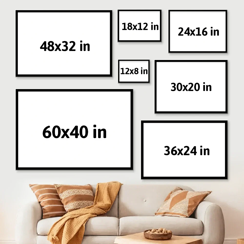 Custom Starry Night Pet Portrait Poster – Personalized Dog & Cat Photo Print