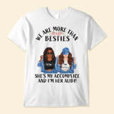 Partner in Crime Best Friend Custom T-Shirt – Fun Matching Gift for Besties