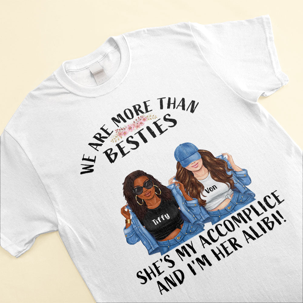 Partner in Crime Best Friend Custom T-Shirt – Fun Matching Gift for Besties