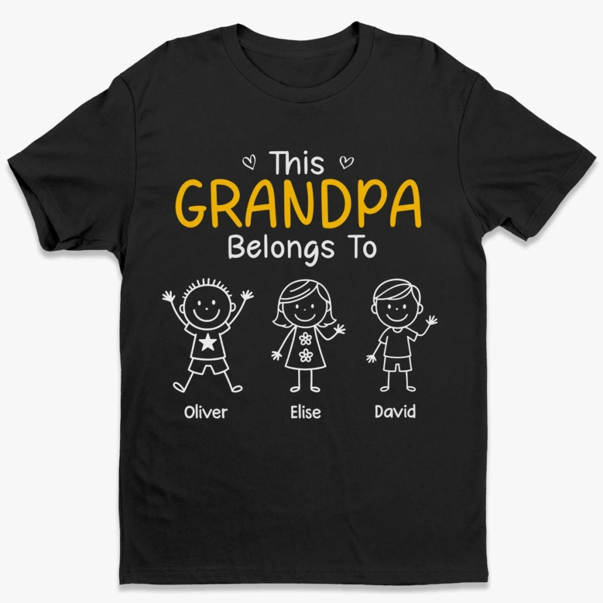Personalized Unisex T-Shirt / Hoodie – Birthday Gift for Dad & Grandpa, Fun “Promoted to Grandpa” Theme