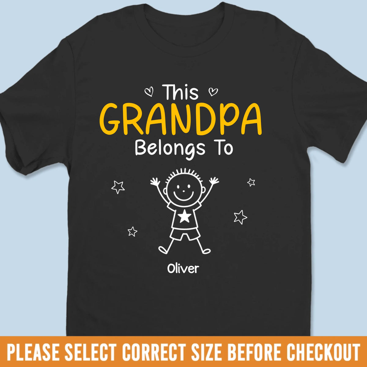 Personalized Unisex T-Shirt / Hoodie – Birthday Gift for Dad & Grandpa, Fun “Promoted to Grandpa” Theme