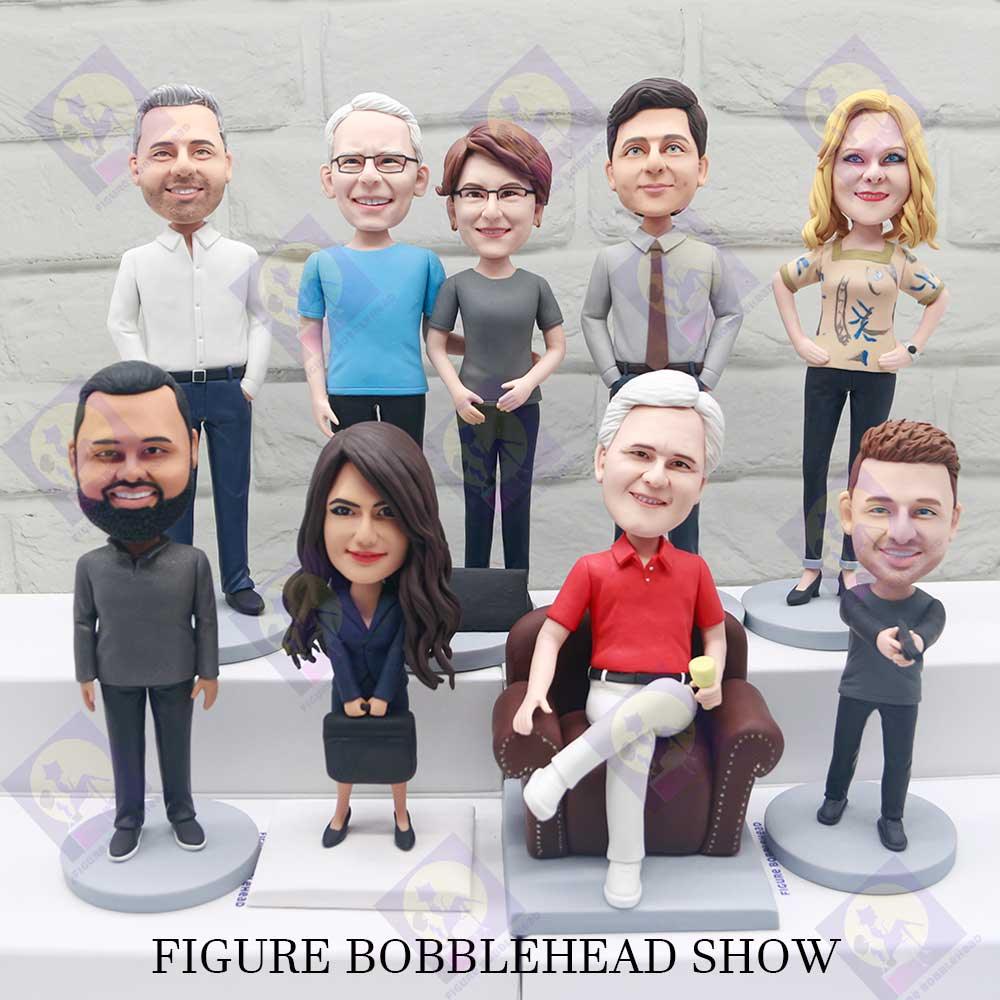 Handcrafted Custom Bobblehead Using Your Photo – Single Person