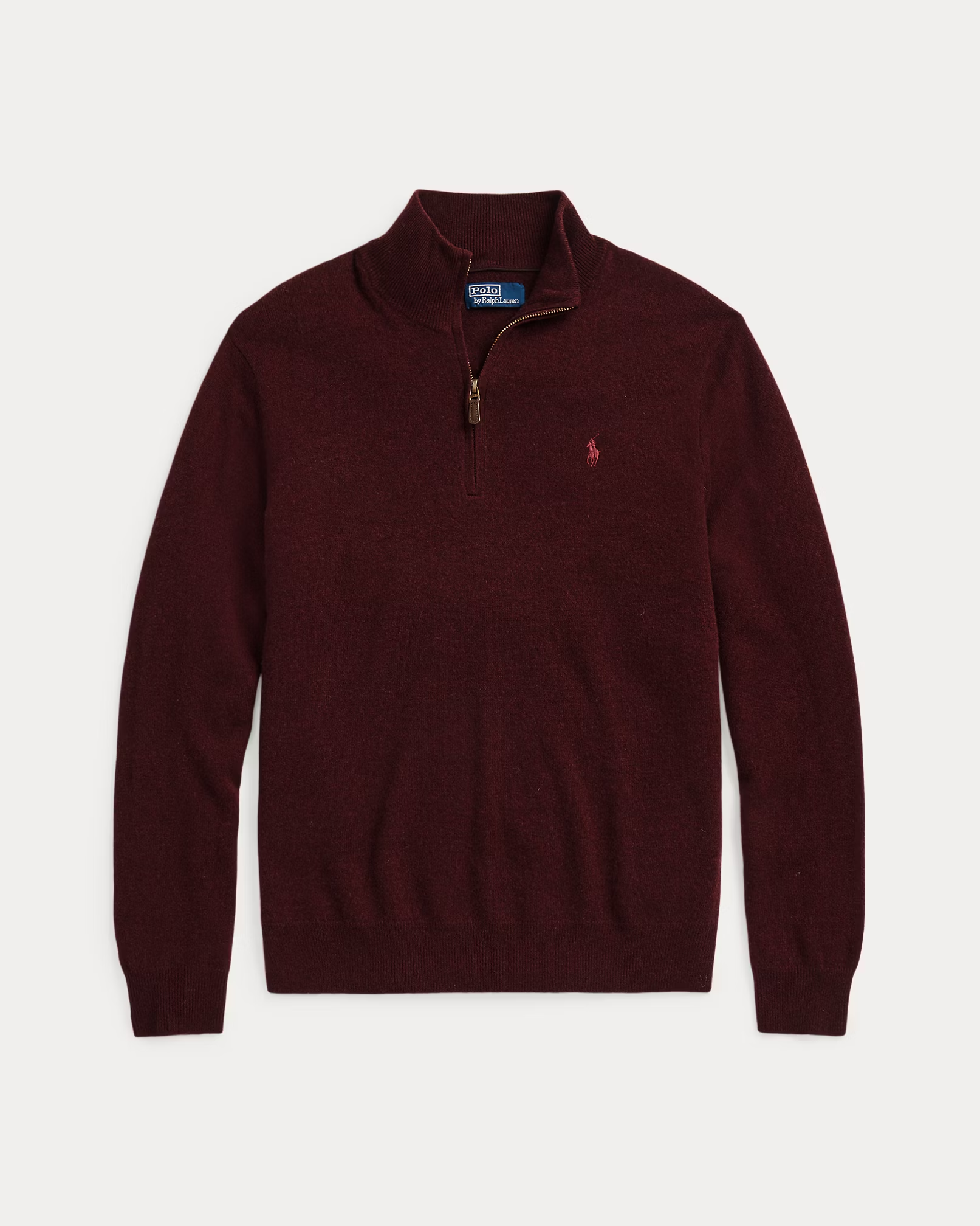 Wool Quarter-Zip Sweater