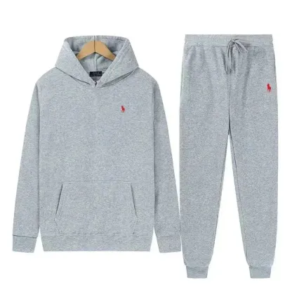 Casual hooded jacket set