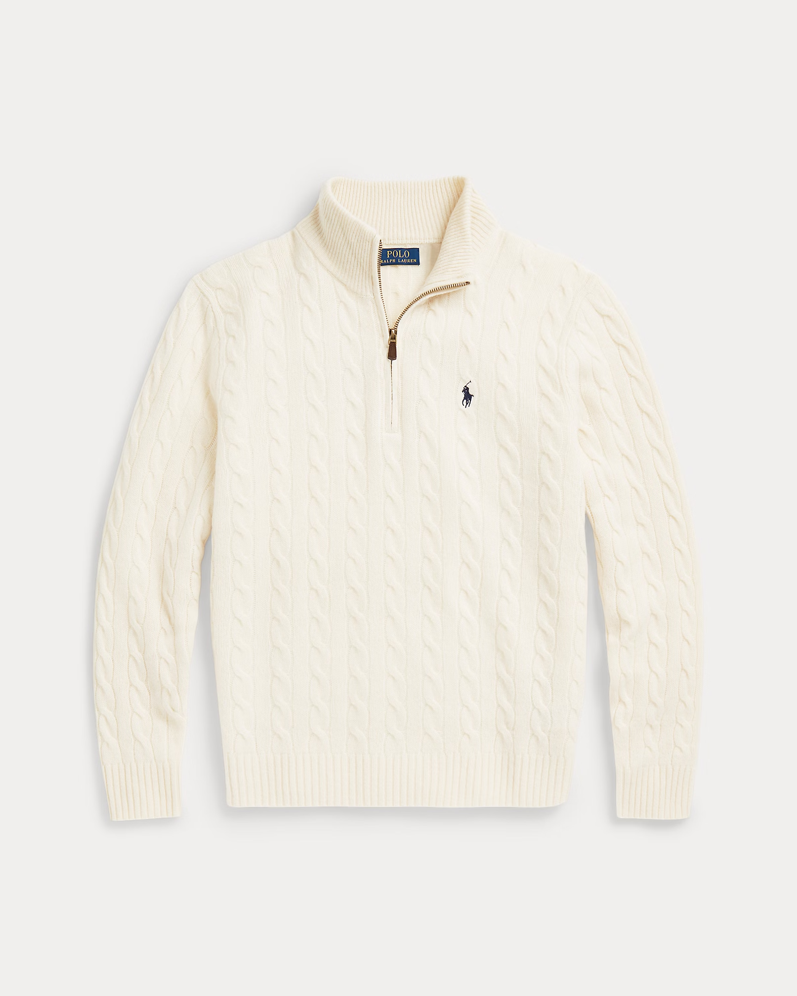 Cable-Knit Wool-Cashmere Sweater