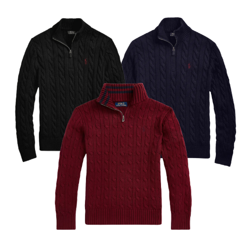 PREMIUM SET CABLE-KNIT COTTON [Time-limited]