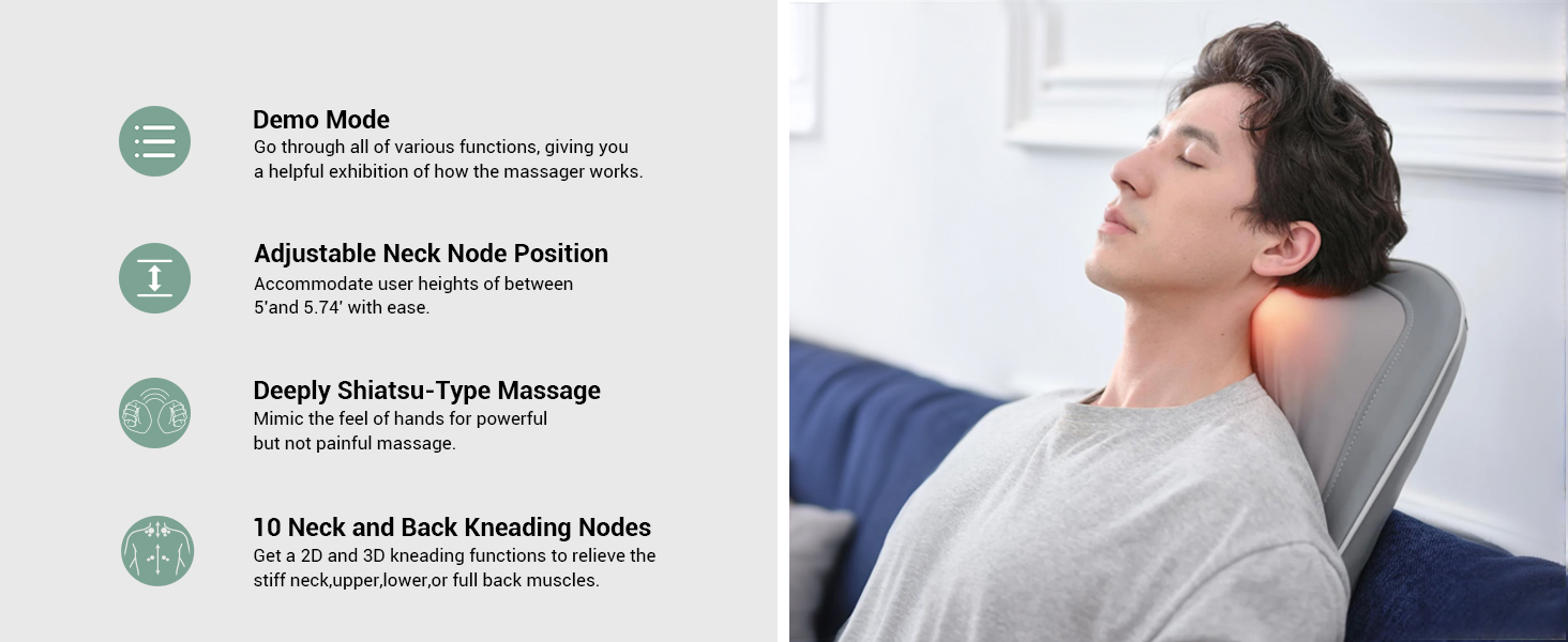 back massager with heat