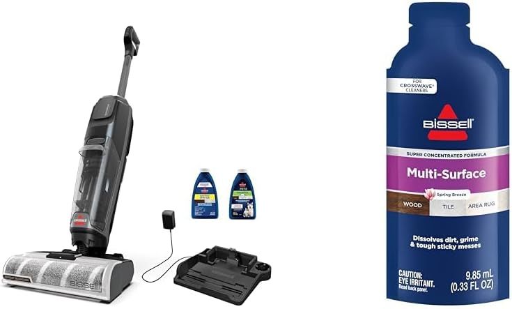 Bissell CrossWave OmniForce Cordless Wet Dry Vacuum Mop, Multi-Surface Floor Cleaner with Tangle-Free Brush Roll & Dedicated Dry Vacuum Mode for Hard Floors & Area Rugs, 3882