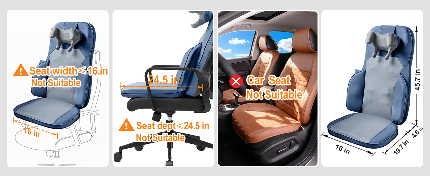 Suitable scenarios and chairs