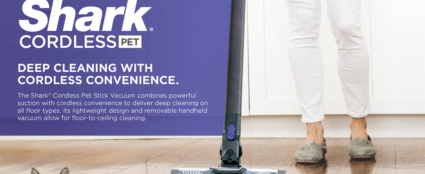 HYPERVELOCITY A high-speed brushless motor delivers incredible suction power for everyday messes.