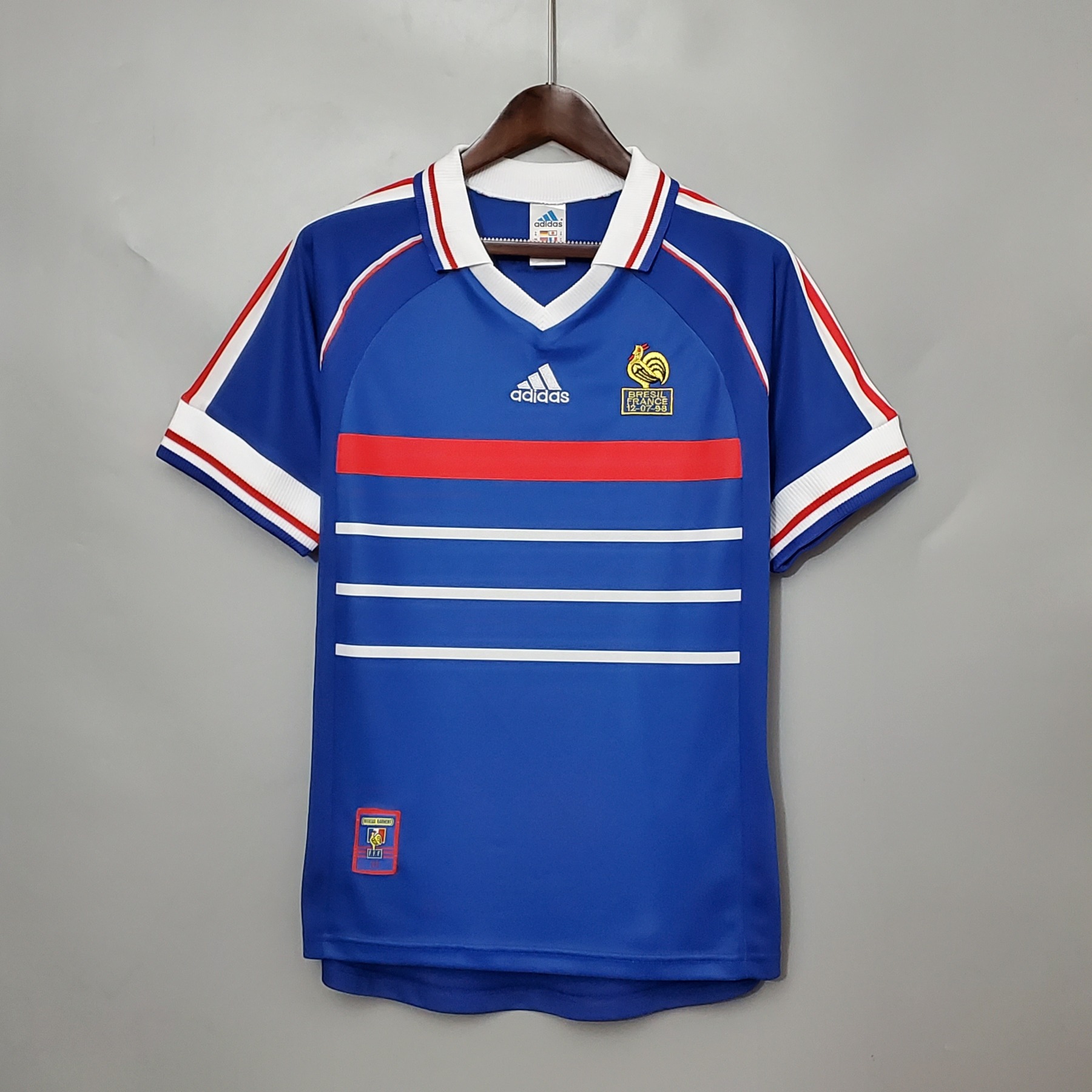 France Home 1998 Retro Jersey