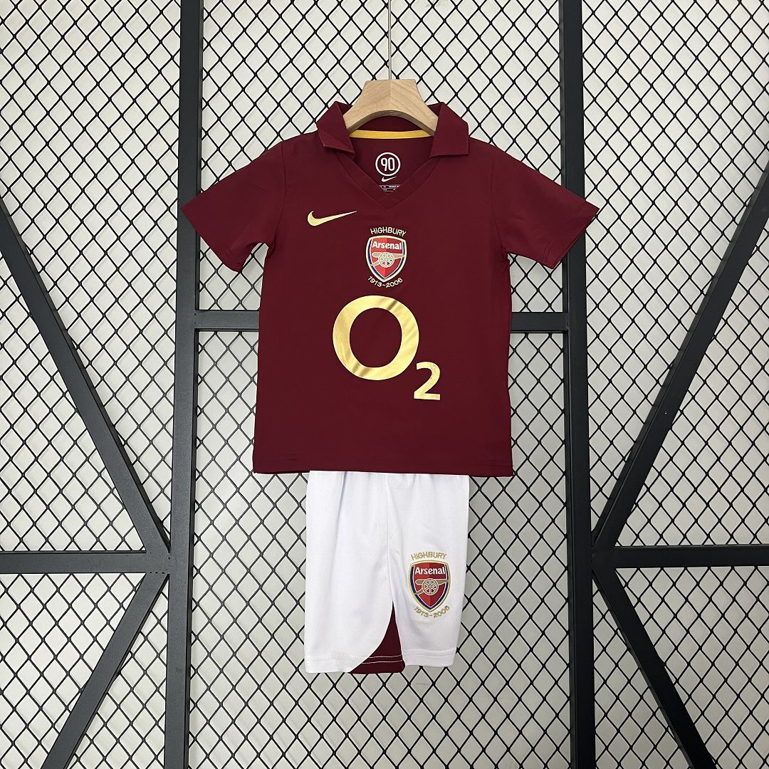 2005-06 Arsenal Home Retro Kids Jersey