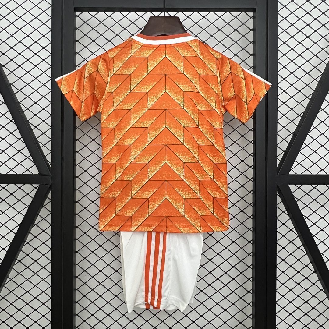 1998 Netherlands Home Retro Kids Jersey