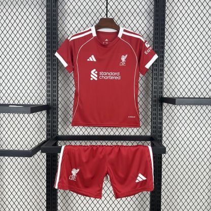 2025-26 Liverpool Home Kids Jersey