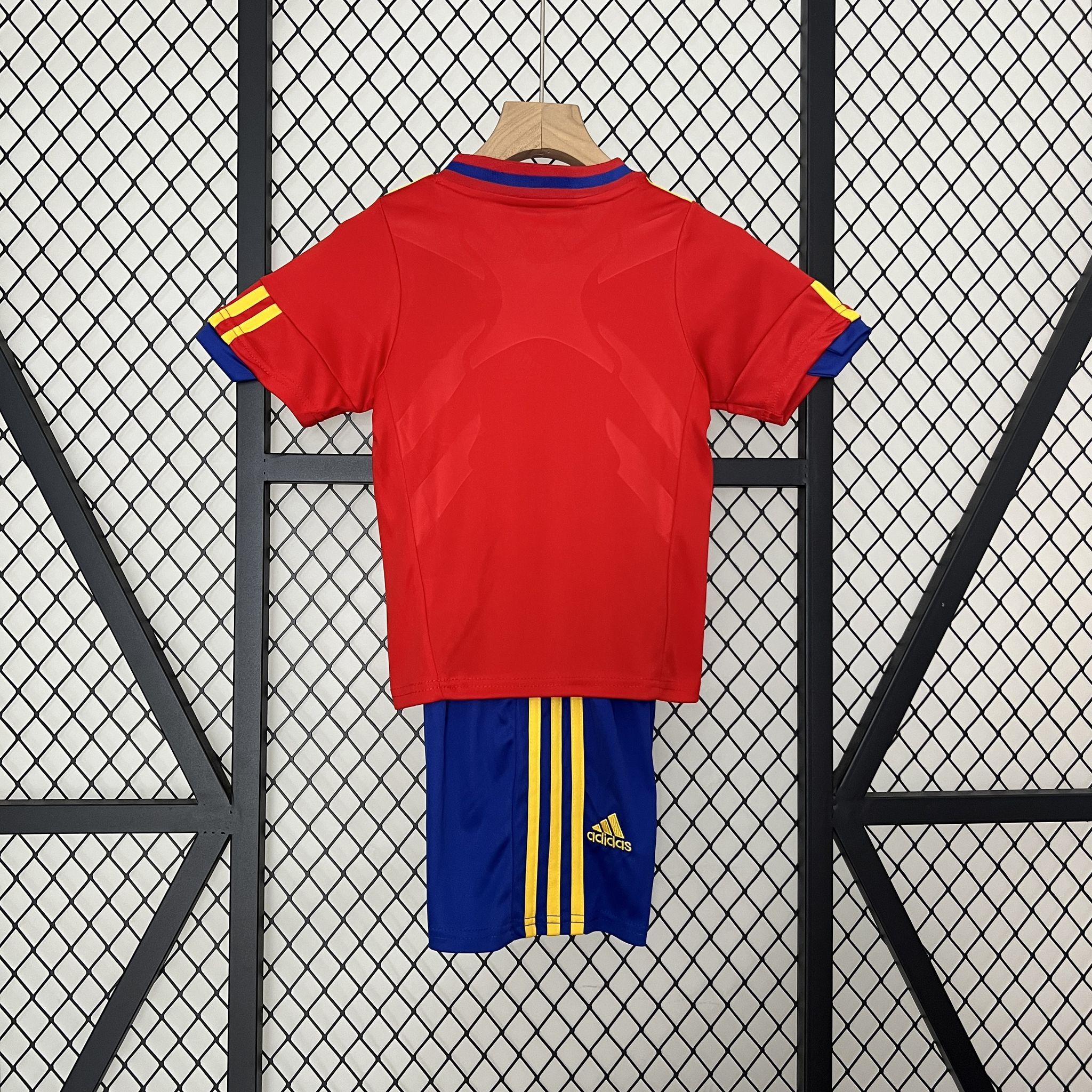 2010 Spain Home Retro Kids Jersey