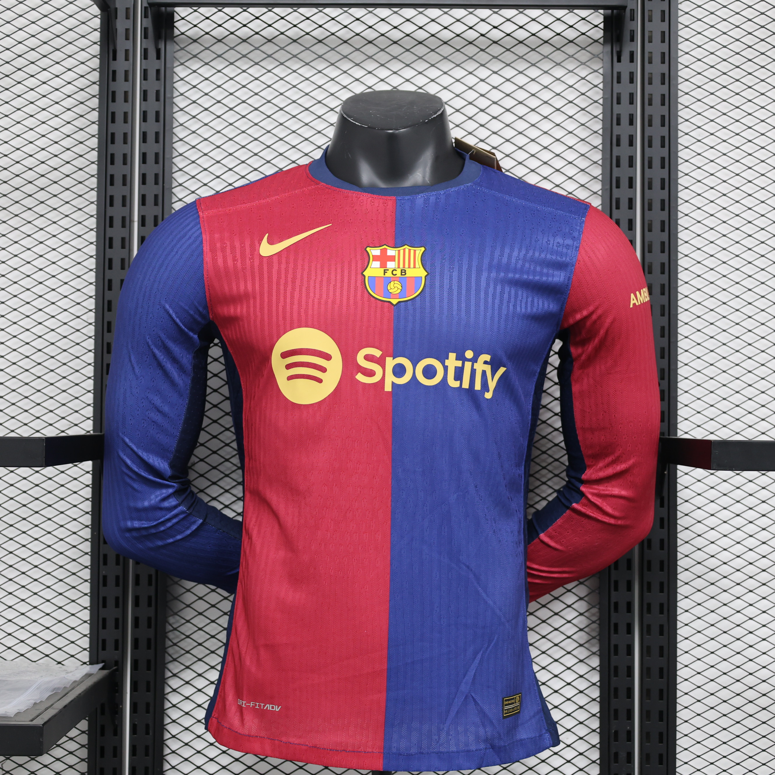  24-25 Barcelona Home Long sleeve Player version 