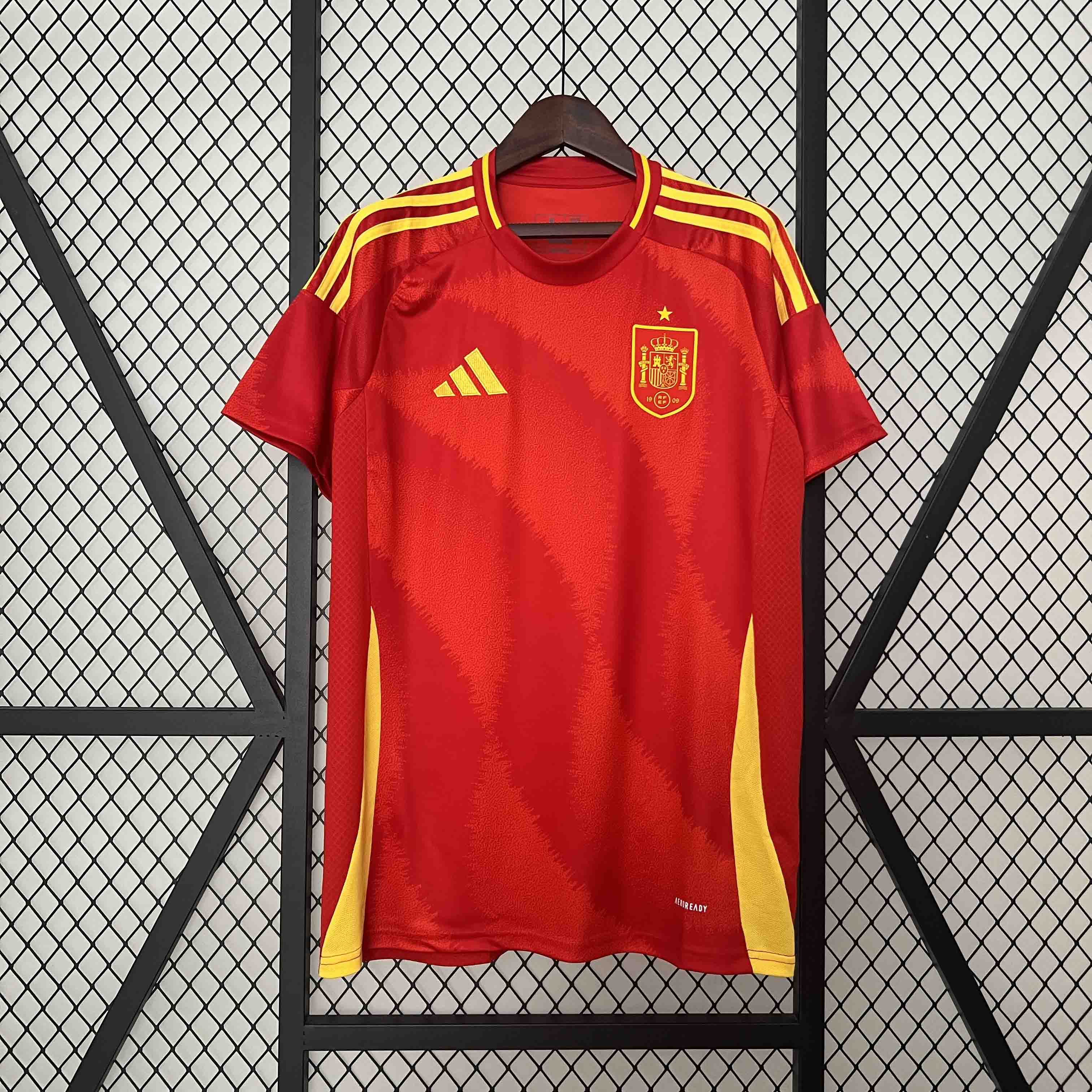 Spain 2024 Euro Home Man Jersey