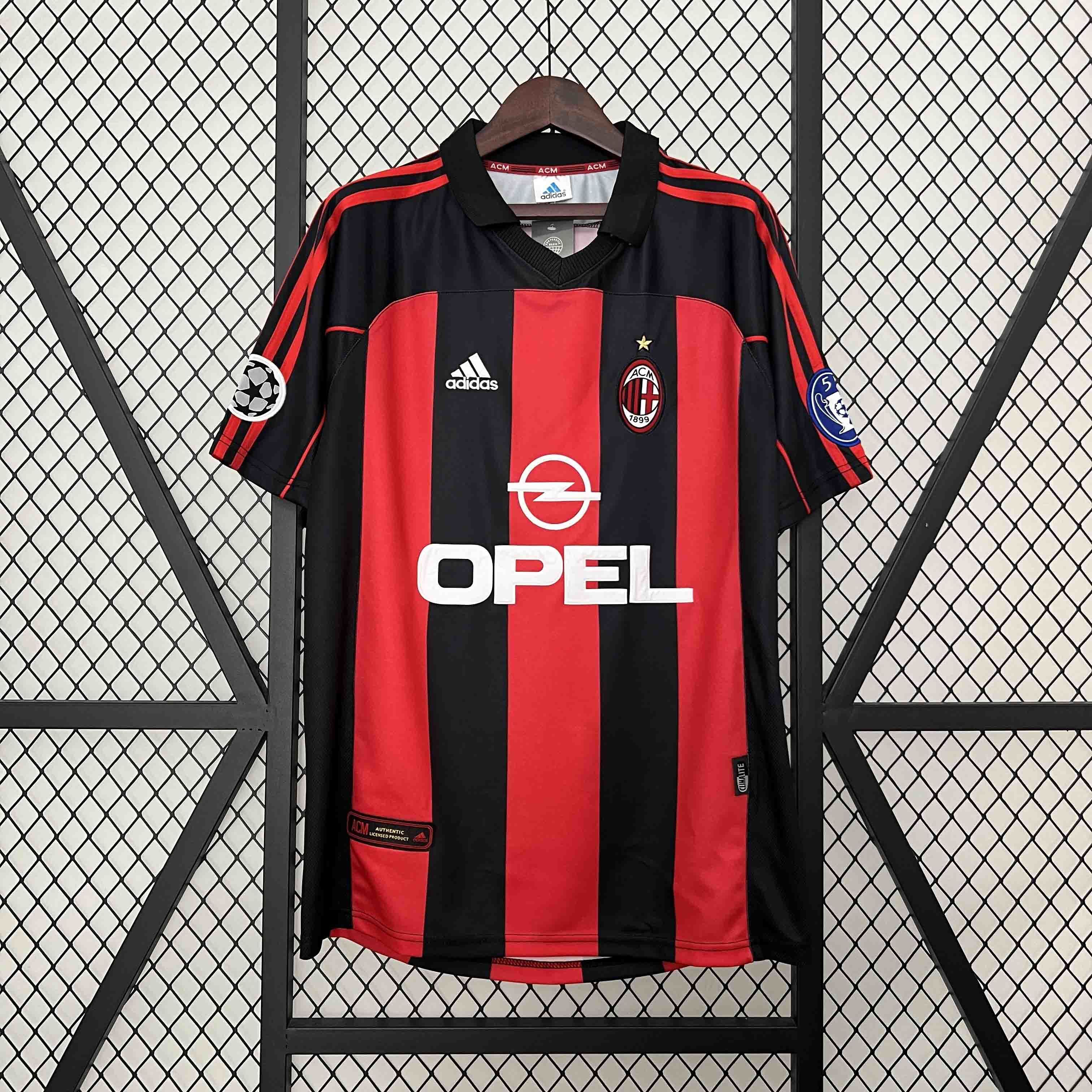 00-01 AC Milan Retro Home Jersey
