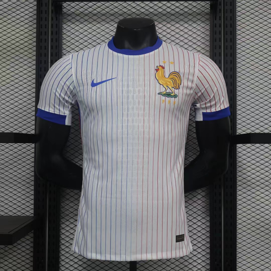 France 2024 Euro Away Player And Fan Version Man Jersey