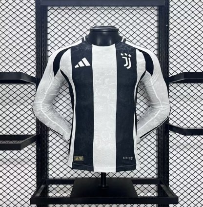  24-25 Juventus Home Long Sleeve Player version