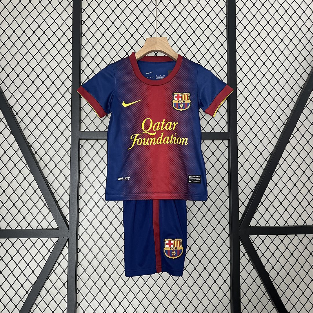 2012-13 Barcelona Home Retro Kids Jersey