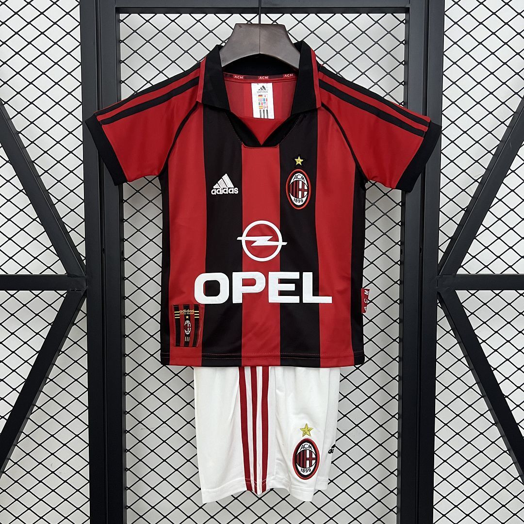 98-99 AC Milan Home Retro Kids Jersey