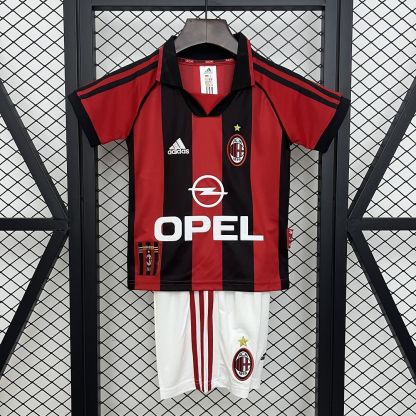 98-99 AC Milan Home Retro Kids Jersey