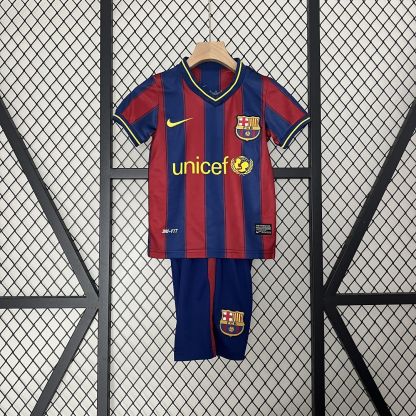 2009-10 Barcelona Home Retro Kids Jersey