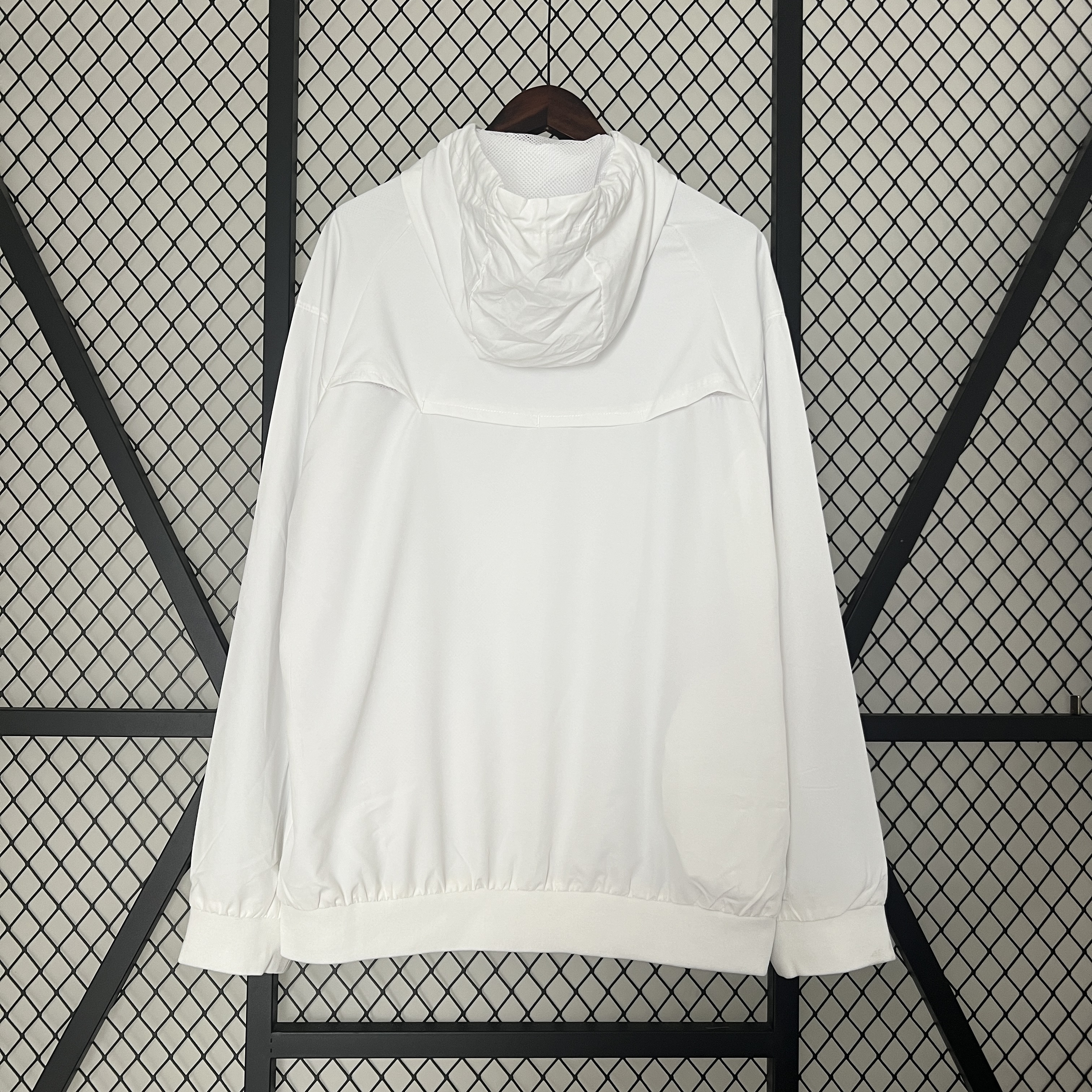 Brazil White Windbreaker