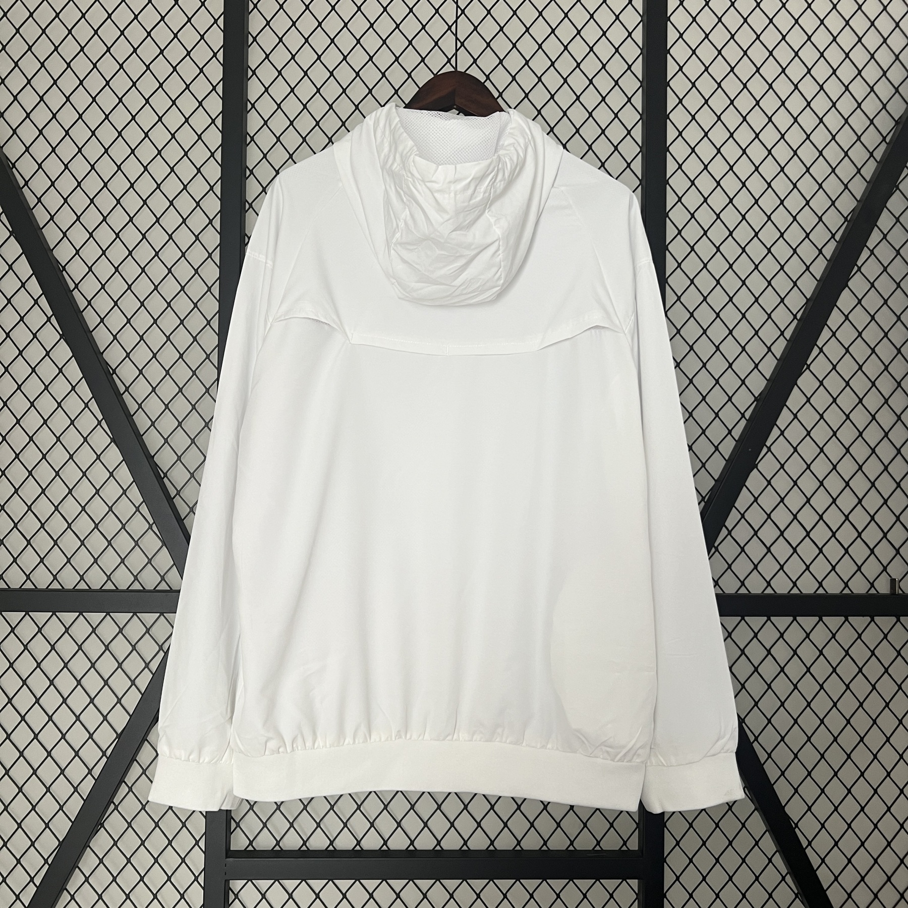 Brazil White Windbreaker