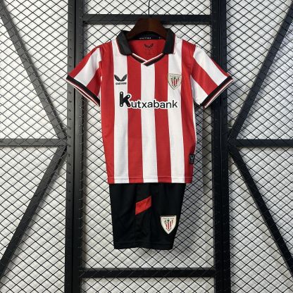 25-26 Athletic Bilbao Home Kids Jersey