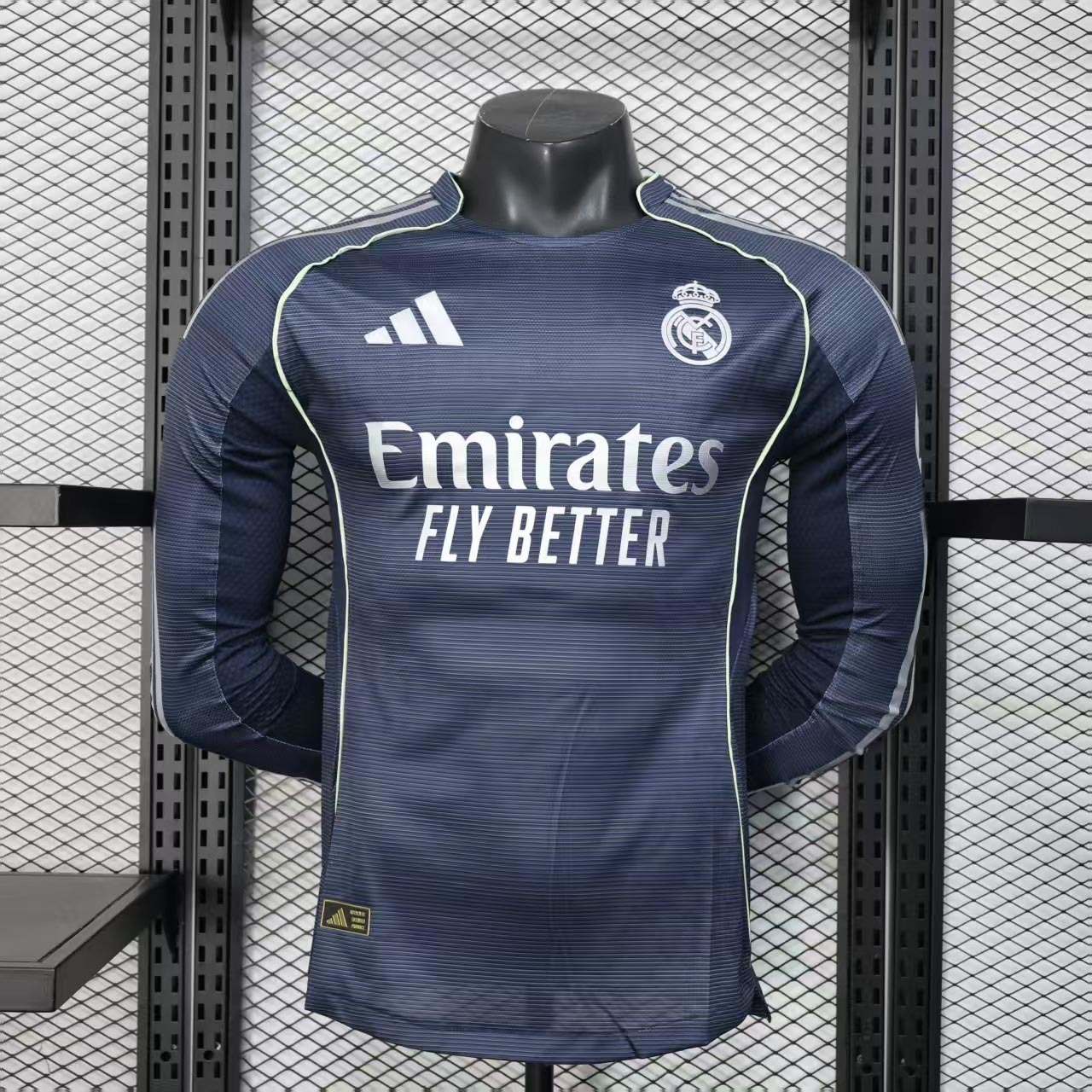 25-26 Real Madrid Away Long Sleeve Jersey