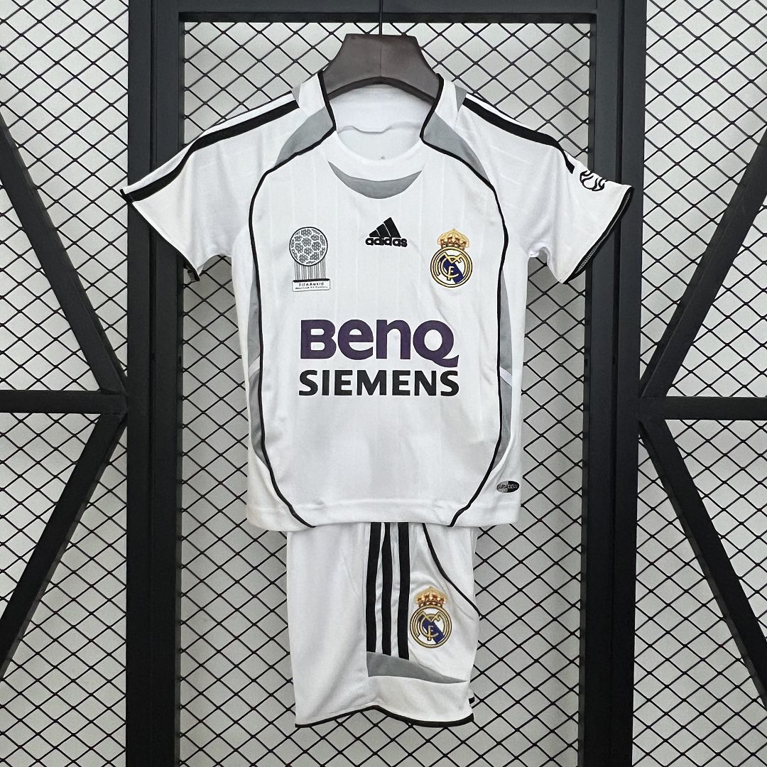 06-07 Real Madrid Home Retro Kids Jersey
