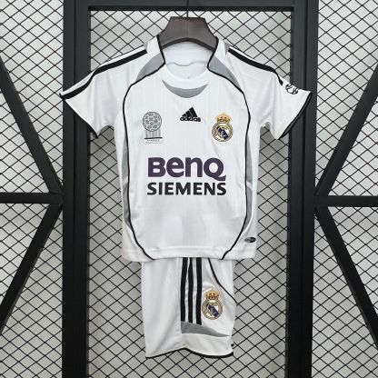 06-07 Real Madrid Home Retro Kids Jersey