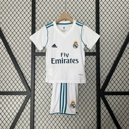 2017-18 Real Madrid Home Retro Kids Jersey