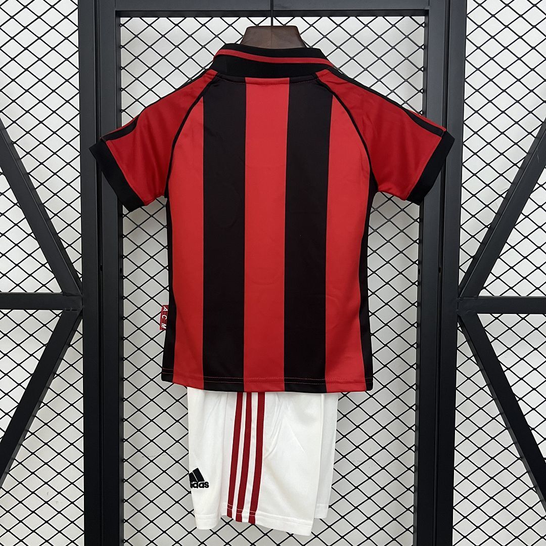98-99 AC Milan Home Retro Kids Jersey