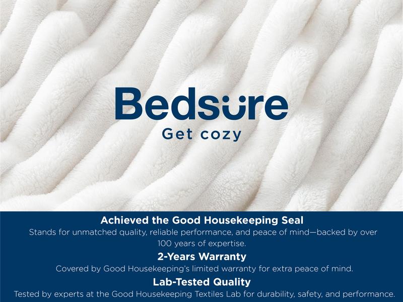 Bedsure GentleSoft Cozy Blanket-Patio Furniture Decor,Ultra-Soft,Classic Stripe Pattern, Ideal for Bed,Couch, Travel,Camping, All Seasons,Home Bedroom Decor Plush Outdoorfun,Lightweight Comforter,Cute Small Throws for Girls,