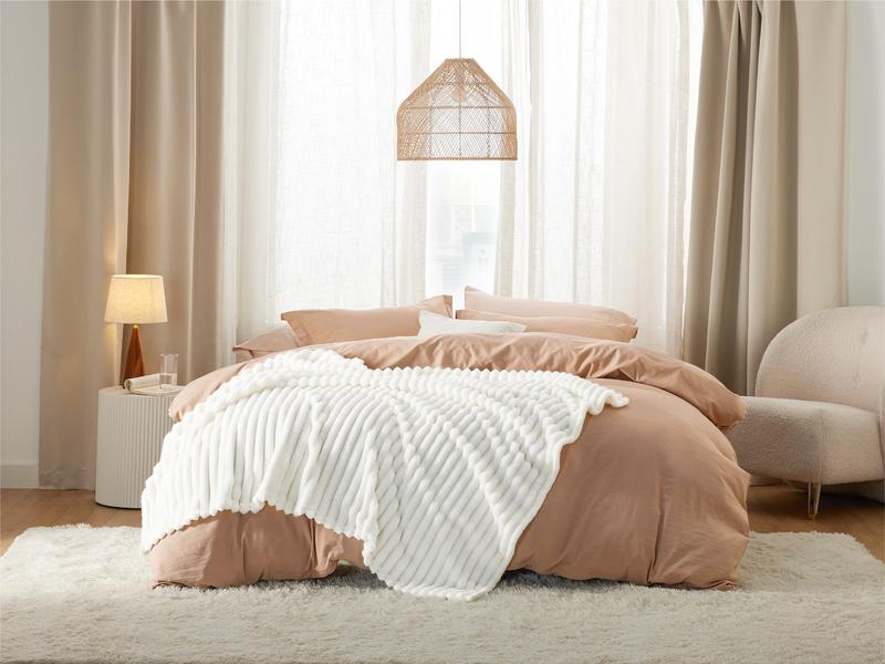 Bedsure GentleSoft Cozy Blanket-Patio Furniture Decor,Ultra-Soft,Classic Stripe Pattern, Ideal for Bed,Couch, Travel,Camping, All Seasons,Home Bedroom Decor Plush Outdoorfun,Lightweight Comforter,Cute Small Throws for Girls,