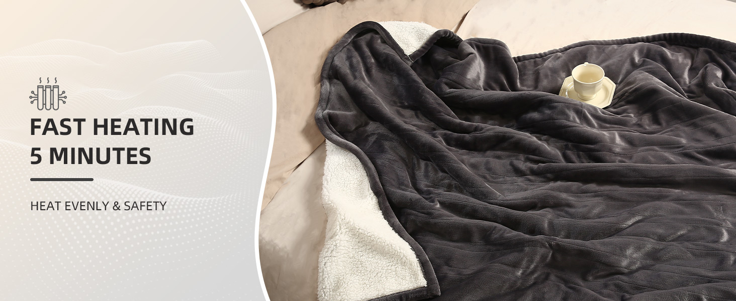 Fast Heating, Heated blanket
