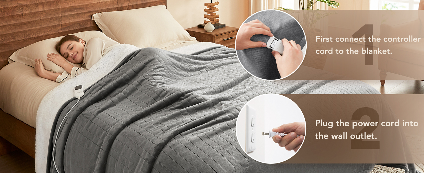 Hommate Heated Blanket