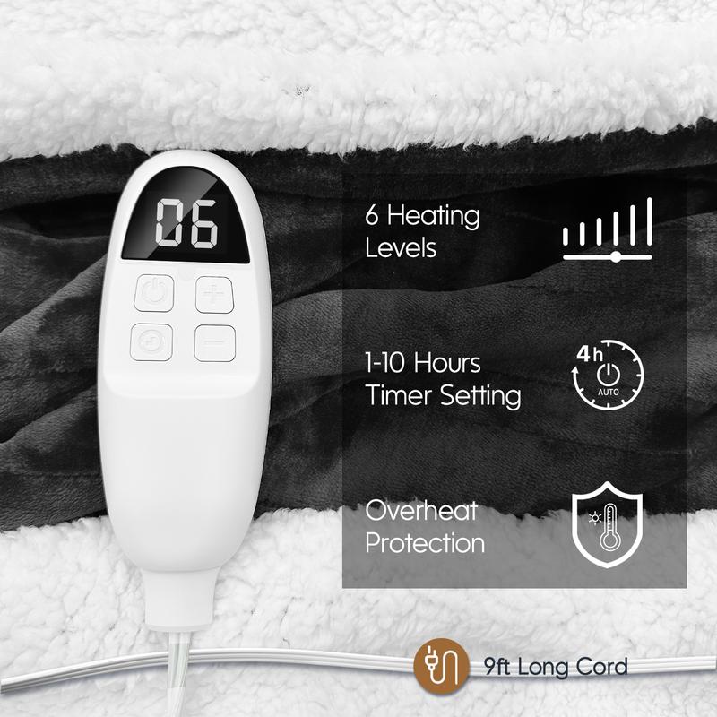 Heated Blanket Flannel Electric Blanket Winter Warm Thickened Woolen Futon Cover Legs Knee Blanket Sofa Multifunctional heating Blanket Christmas gift and Halloween gift Heated Blanket Flannel Electric Blanket Winter Warm Thickened Woolen Futon Cover Legs Knee Blanket Sofa Multifunctional heating Blanket Christmas gift and Halloween gift