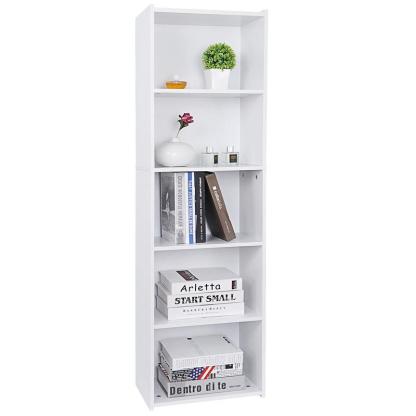 Segawe 5-Tiers Bookshelf Small Bookcase Multipurpose Collection Display Storage