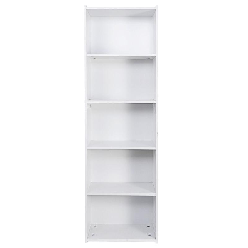Segawe 5-Tiers Bookshelf Small Bookcase Multipurpose Collection Display Storage