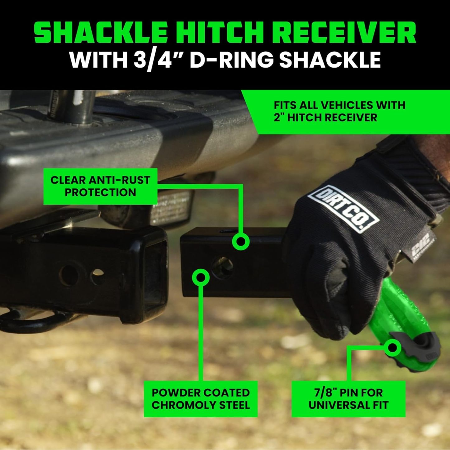 2" Shackle Hitch Receiver