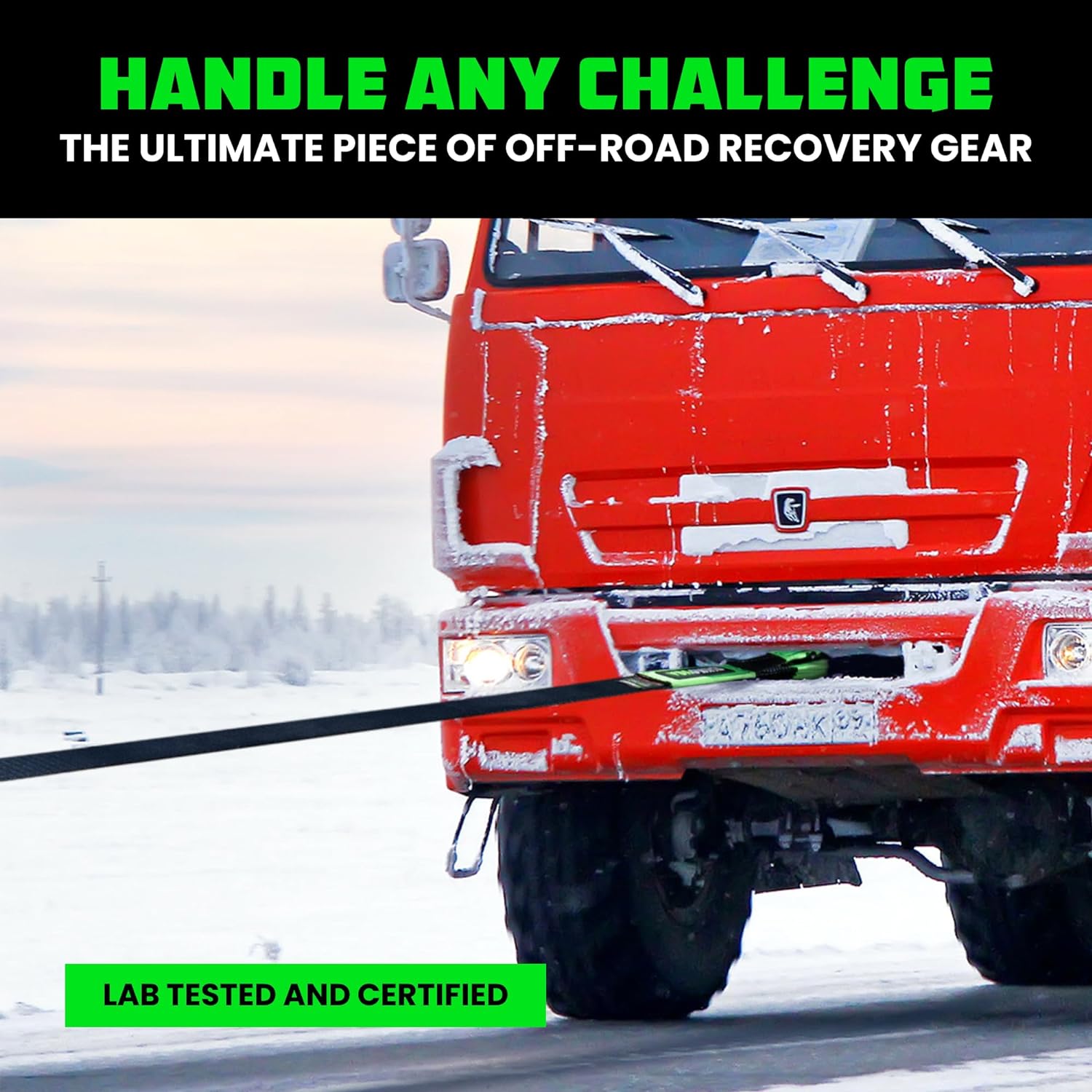 6" x 30' Ultimate Recovery Tow Strap