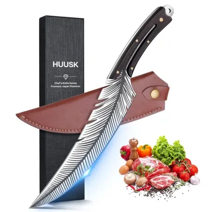 【TikTokShopBlackFriday】HUUSK Kitchen Scissors All Purpose -FallFreshness- Stainless Steel Kitchen Shears, Sharp Silver Meat Scissors, Dishwasher Safe, Heavy Duty Poultry Shears, Japanese Cooking Scissors for Food, Chicken Bones, and Turkey – Perfect Gift!