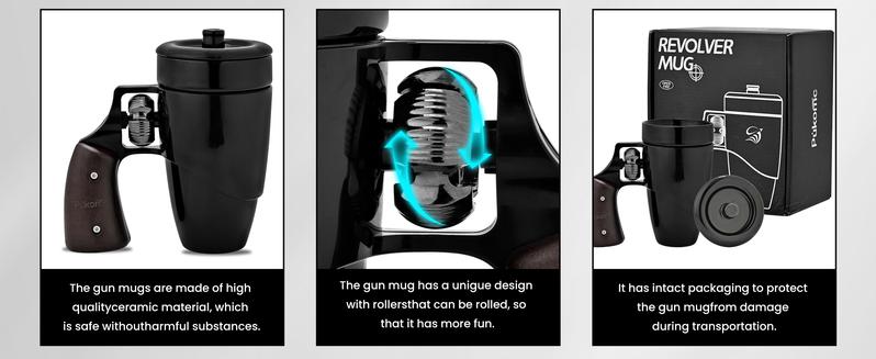 Pukomc Coffee Mug with Rotatable Wooden Handle, Ceramic Leak-Proof and Scalding-Proof Cup, 16 Ounces Beverage Drinkware Glass Reusable Reuse Tumbler Washable Pukomc Coffee Mug with Rotatable Wooden Handle, Ceramic Leak-Proof and Scalding-Proof Cup, 16 Ounces Beverage Drinkware Glass Reusable Reuse Tumbler Washable