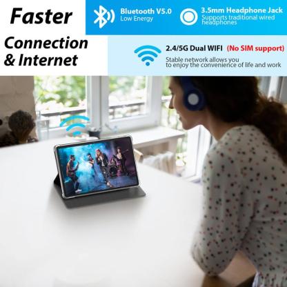 【TikTokShopBlackFriday】PYNAREL Tablet 10.1 Inch Android 14, 2 in 1 Portable Device with Keyboard, Mouse, Case, Stylus, 8(4+4)GB RAM 64GB ROM, Dual Camera, for Xmas Gift